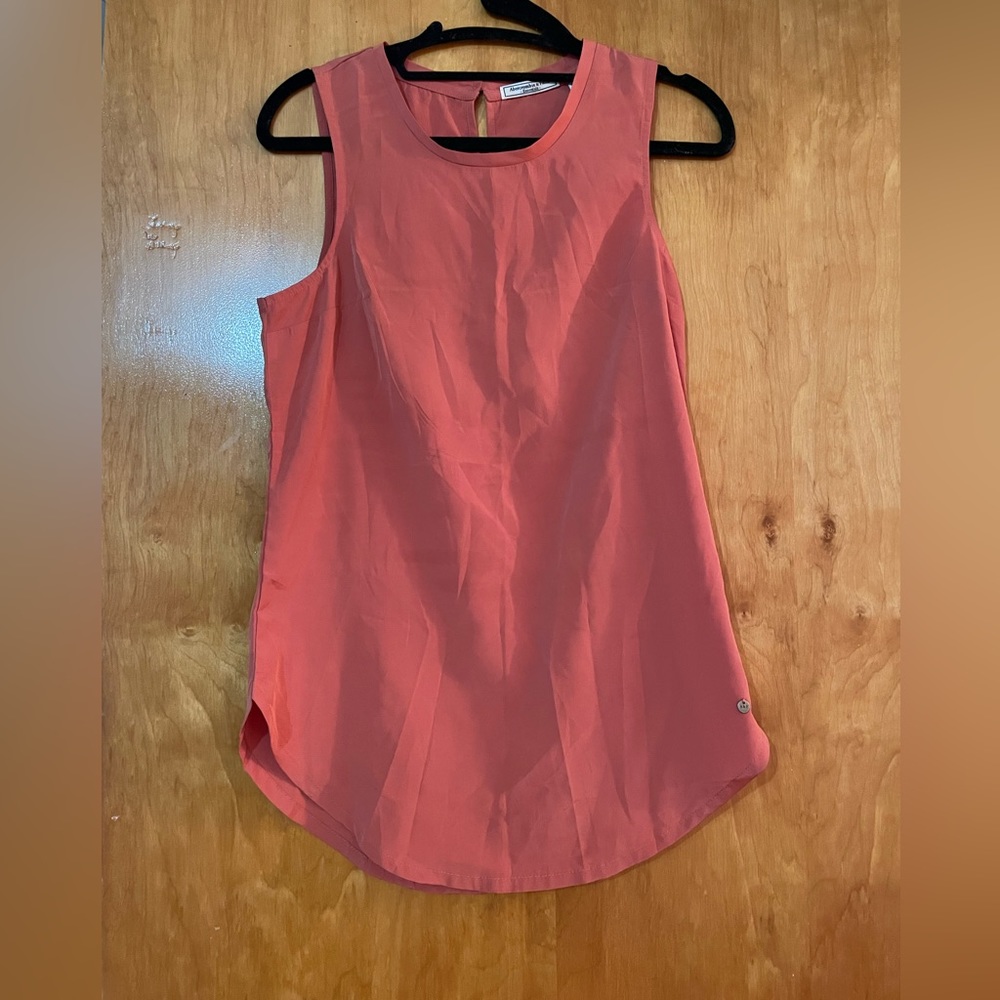 Abercrombie and Fitch Essentials Dark Pink Blouse Tank